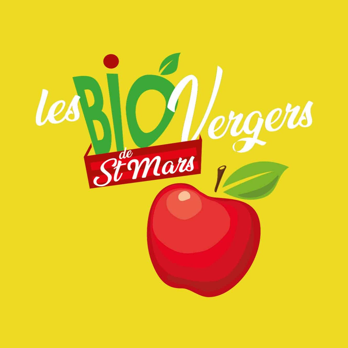 Création logo des Bio Vergers de St Mars
