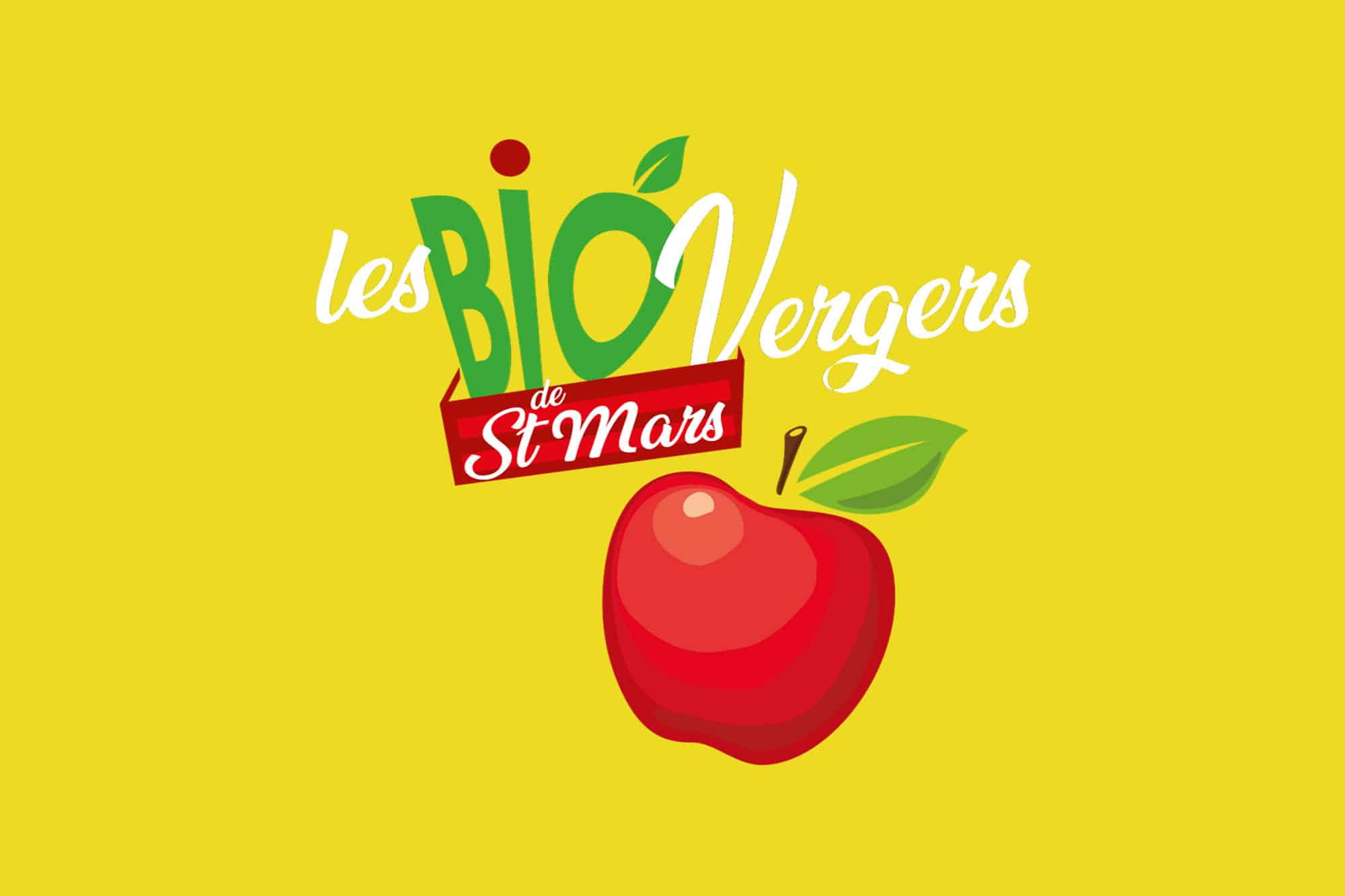 Création logo des Bio Vergers de St Mars
