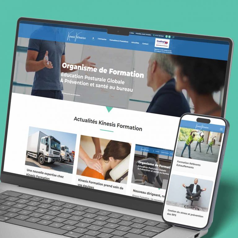 Création site Internet Kinesis Formation